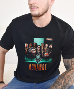 Official New York Liberty WNBA Playoff 24 Advance To Semi Finals shirt