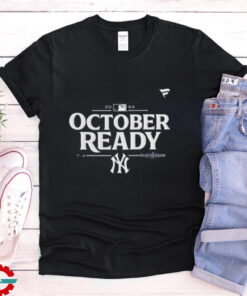 Official New York Yankees 2024 MLB Postseason Locker Room T Shirt