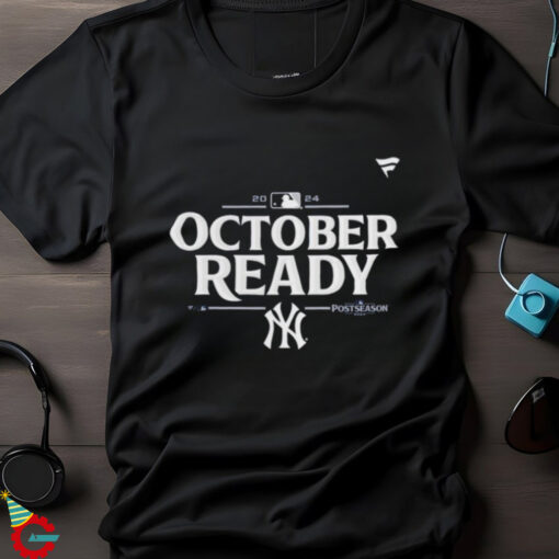 Official New York Yankees 2024 MLB Postseason Locker Room T Shirt