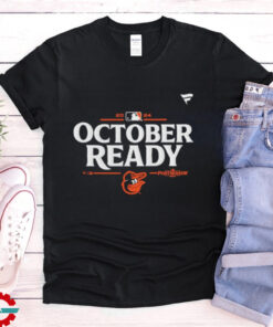 Official October Baltimore Orioles 2024 MLB Postseason Locker Room T Shirt