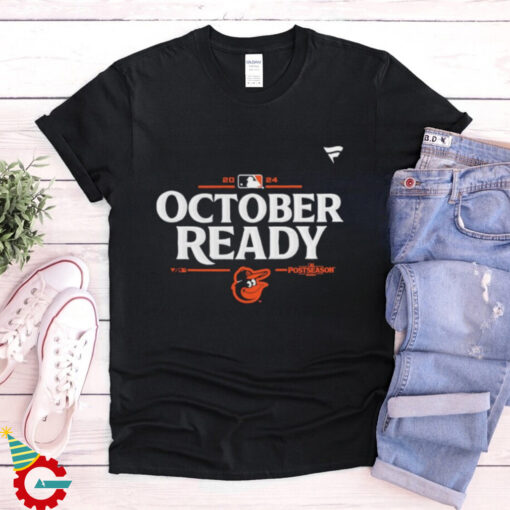 Official October Baltimore Orioles 2024 MLB Postseason Locker Room T Shirt