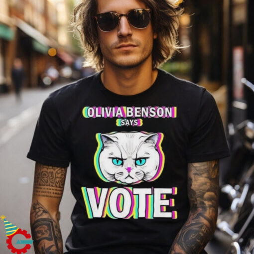 Official Olivia Benson Says Vote Harris Shirt