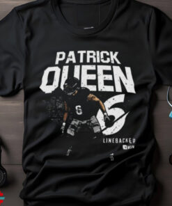 Official Patrick Queen Linebacker Pittsburgh Steelers NFL 2024 Player Name t shirt