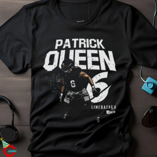 Official Patrick Queen Linebacker Pittsburgh Steelers NFL 2024 Player Name t shirt