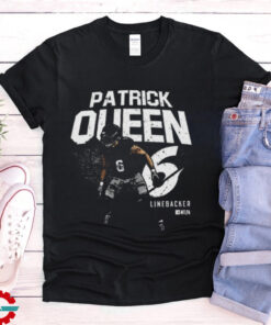 Official Patrick Queen Linebacker Pittsburgh Steelers NFL 2024 Player Name t shirt