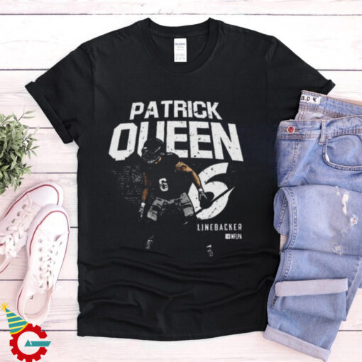 Official Patrick Queen Linebacker Pittsburgh Steelers NFL 2024 Player Name t shirt