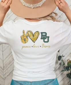 Official Peace Love Baylor Bears Shirt