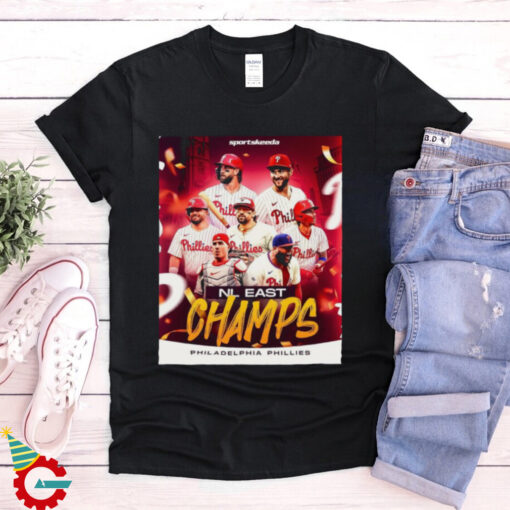 Official Philadelphia Phillies NL National League East Champs RedOctober RingTheBell Poster t shirt