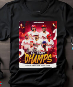 Official Philadelphia Phillies NL National League East Champs RedOctober RingTheBell Poster t shirt