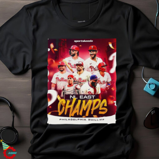 Official Philadelphia Phillies NL National League East Champs RedOctober RingTheBell Poster t shirt