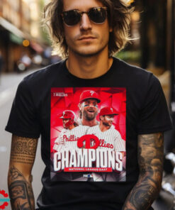 Official Poster Philadelphia Phillies are National League East Champs for the first time since 2011 t shirt