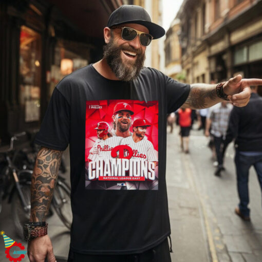 Official Poster Philadelphia Phillies are National League East Champs for the first time since 2011 t shirt