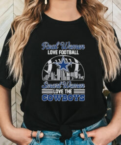 Official Real Women Love Football, Smart Women Love The Cowboys shirt