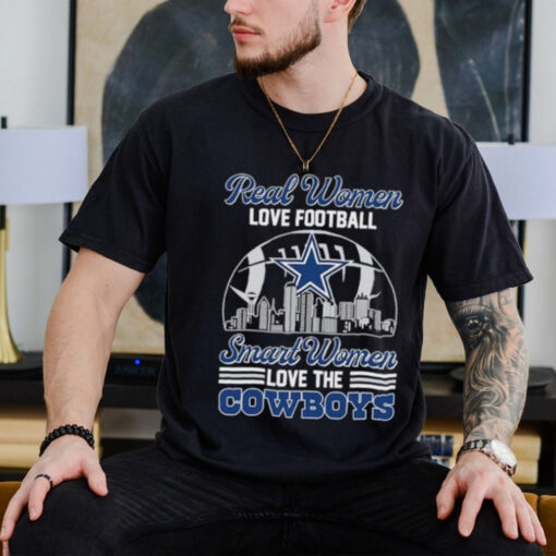 Official Real Women Love Football, Smart Women Love The Cowboys shirt