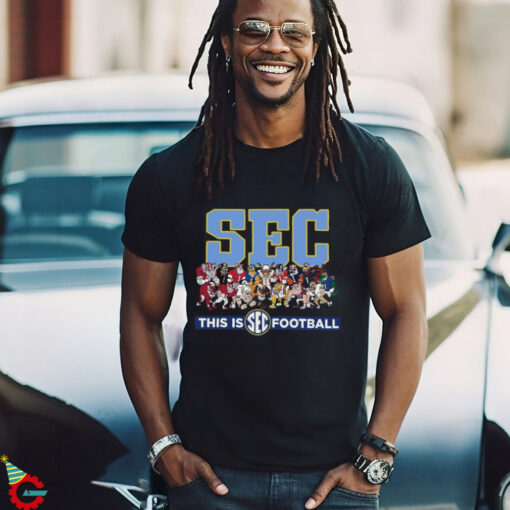 Official SEC Mascots This Is Football 2024 Shirt