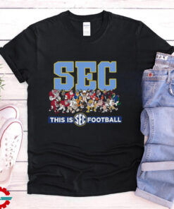 Official SEC Mascots This Is Football 2024 Shirt