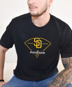 Official San Diego Padres 2024 MLB Postseason Around The Horn T Shirt