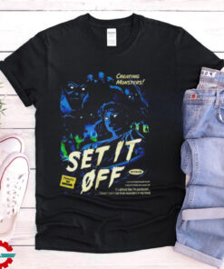 Official Set It Off Band Creating Monsters Movie Shirt