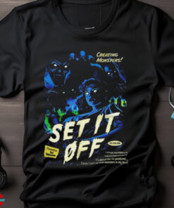 Official Set It Off Band Creating Monsters Movie Shirt