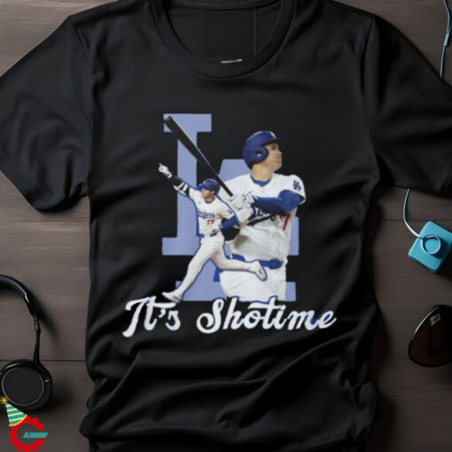 Official Shohei Ohtani Los Angeles Dodgers It’s Shotime T Shirt