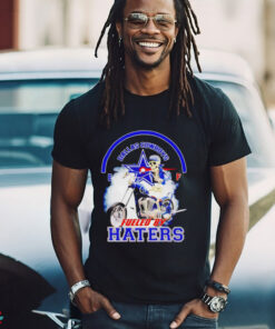 Official Skeleton riding motorcycle Dallas Cowboys fueled by haters Shirt