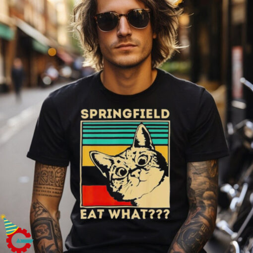 Official Springfield Eat What Cat Vintage Shirt