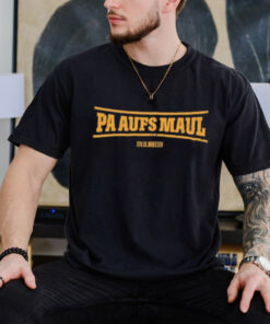 Official Stefan Raab Wearing Pa Aufs Maul Shirt