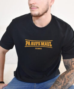 Official Stefan Raab Wearing Pa Aufs Maul Shirt