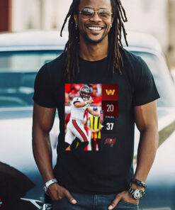 Official Tampa Bay Buccaneers wins 37 20 Washington Commanders 2024 NFL Game final score shirt