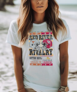 Official Texas Longhorns vs Oklahoma 2024 Red River Head To Head Shirt