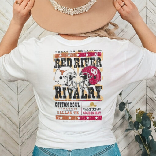 Official Texas Longhorns vs Oklahoma 2024 Red River Head To Head Shirt