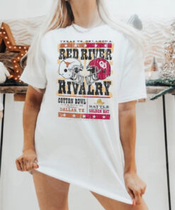 Official Texas Longhorns vs Oklahoma 2024 Red River Head To Head Shirt