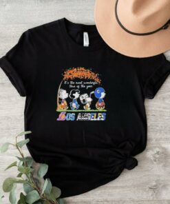 Official The Peanuts Movie Characters Los Angeles Sports It’s The Most Wonderful Time Of The Year 2024 Shirt