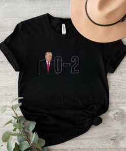 Official Trump Assassination Attempt Zero For Two 0 2 Shirt