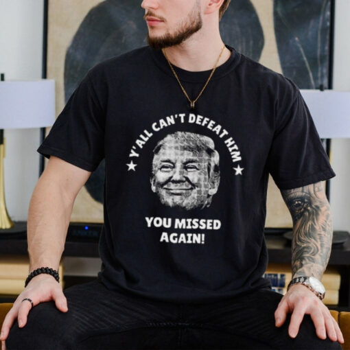 Official Trump Shooting Golf Club You Missed Again Shirt