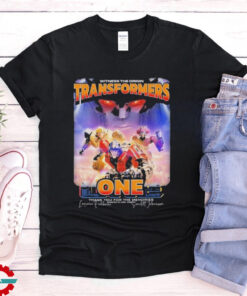 Official Witness The Origin Transformers One Signature Thank You For The Memories T Shirt