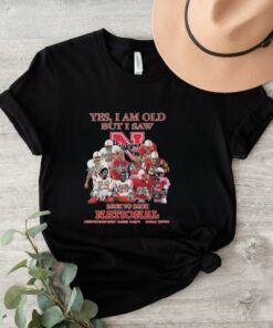 Official Yes I Am Old But I Saw Nebraska Cornhuskers Back To Back National Champions 1970 1971, 1994 1995 Signatures Shirt