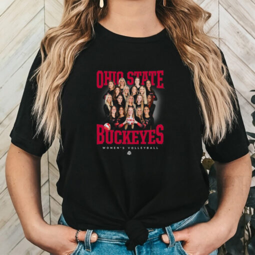 Ohio State Buckeyes 2024 2025 Women's Volleyball Team Signature T Shirt