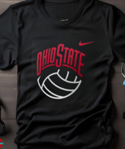 Ohio State Buckeyes Nike Volleyball Black T Shirt