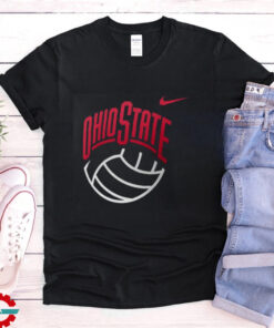 Ohio State Buckeyes Nike Volleyball Black T Shirt