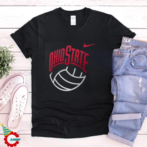 Ohio State Buckeyes Nike Volleyball Black T Shirt