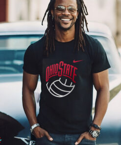 Ohio State Buckeyes Nike Volleyball Black T Shirt