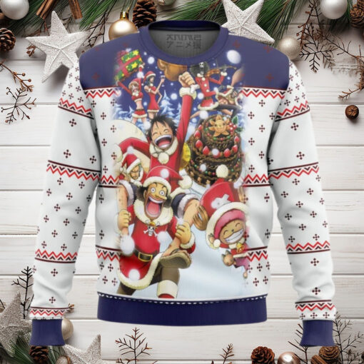 One Piece Crew Anime Ugly Christmas Sweater