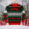 Pantera Psycho Holiday Knitted Ugly Christmas Sweater