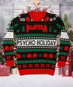 Pantera Psycho Holiday Knitted Ugly Christmas Sweater