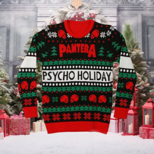 Pantera Psycho Holiday Knitted Ugly Christmas Sweater