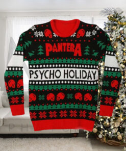 Pantera Psycho Holiday Knitted Ugly Christmas Sweater