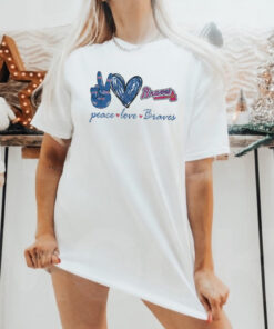 Peace Love Atlanta Braves Shirt