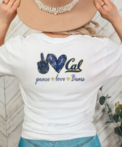 Peace Love California Golden Bears Shirt