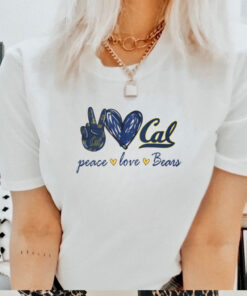 Peace Love California Golden Bears Shirt